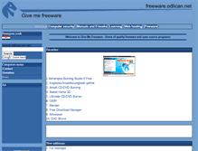 Tablet Screenshot of freeware.odlican.net